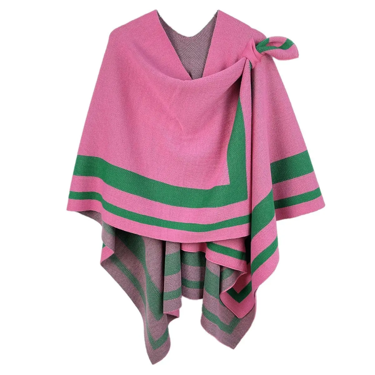 Pink Green Shoulder Wrap
