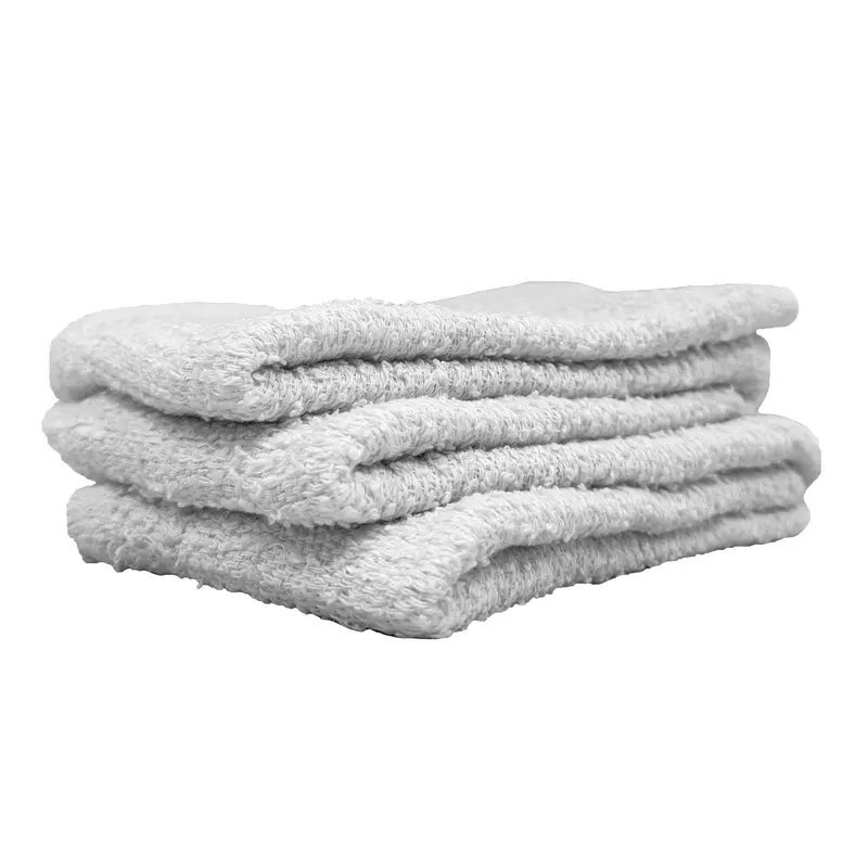 Mainstays 18-Pack White Washcloth Bundle - 100% Cotton, Quick-Dry Bathroom Towels (11.5 X 11.5 Inches)
