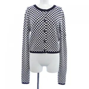 Pre-owned Louis Vuitton Cashmere Small Leather Goods Blend Cardigan