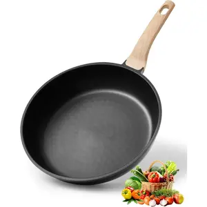 Non Stick Frying Pan, 8 inch Omelette Pan, Healthy Non Toxic Egg Pan with Heat-Resistant Handle, PFOA-Free Cooking Pan, Dishwasher Safe, Compatible with All Cooktops
