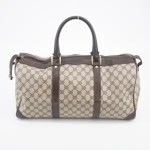 Pre-owned GUCCI Canvas travel bags Pre Oewned GG Coated Supreme Mini Boston Bag #2207