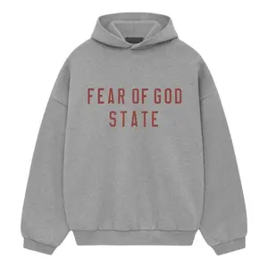 Fear of God Essentials SS25 Fleece Hoodie 'Grey' 192BT246251F
