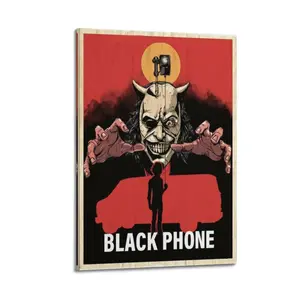 The Black Phone Poster for Bedroom Aesthetic Canvas Wall Art Living Room Posters Painting Picture Print Modern Family Decor Artist Bathroom Poster