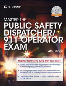 Master the Public Safety Dispatcher/911 Operator Exam by Peterson's (Paperback) - Used