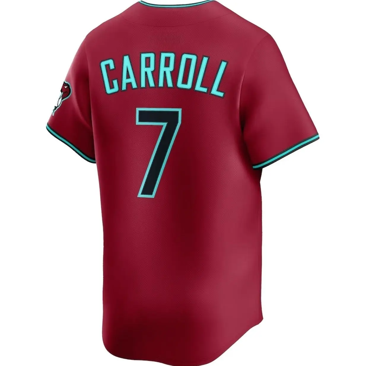 Unisex Baseball 2026 Arizona Carroll 7 Jersey Alternate Replica Jersey - Red
