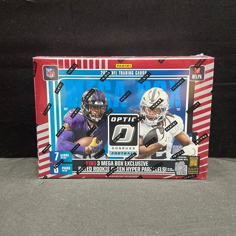 how to find rare football cards 2025 Panini Score Hobby Blaster Box