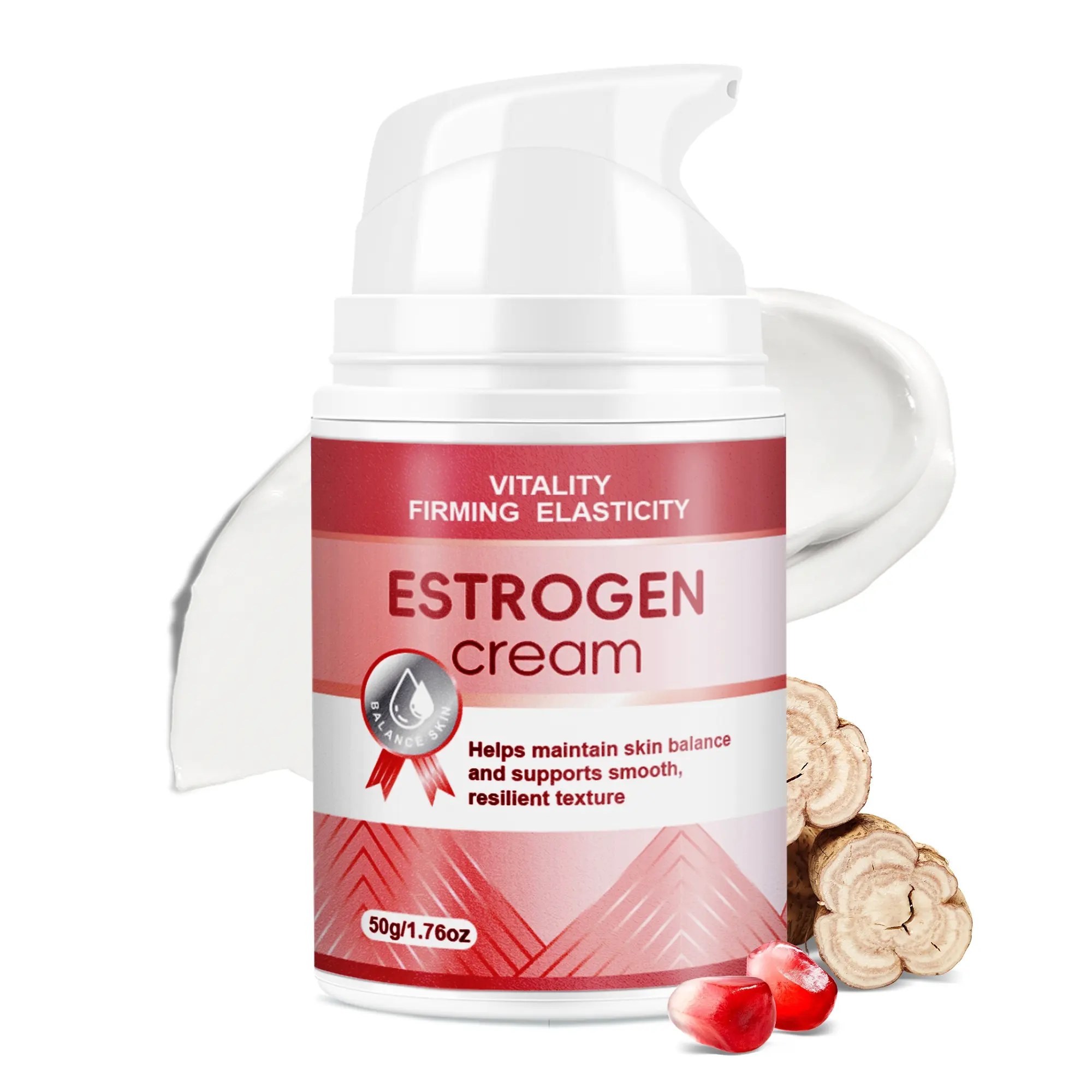 Bioidentical Estriol Face Cream for Women, Natural Estrogen Moisturizer with Wild Yam, Hydrates Firms & Revitalizes Skin, Hydrating Moisturizing, Firming Moisturizing, Face Care Products