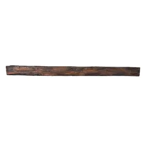 Lexington Hearth Hayloft Beam Concrete Faux Wood Mantel Shelf
