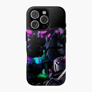 Castle Crashers Aesthetic Case - Colorful Game-Inspired Design for iPhone 17, 16, 15, 14, Samsung S25 Ultra, Pixel 9 – Glossy, Shockproof and Stylish Protective Cover for Gamer Enthusiasts 3LM