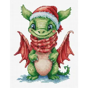 The Happy Dragon B1406L Counted Cross-Stitch Kit