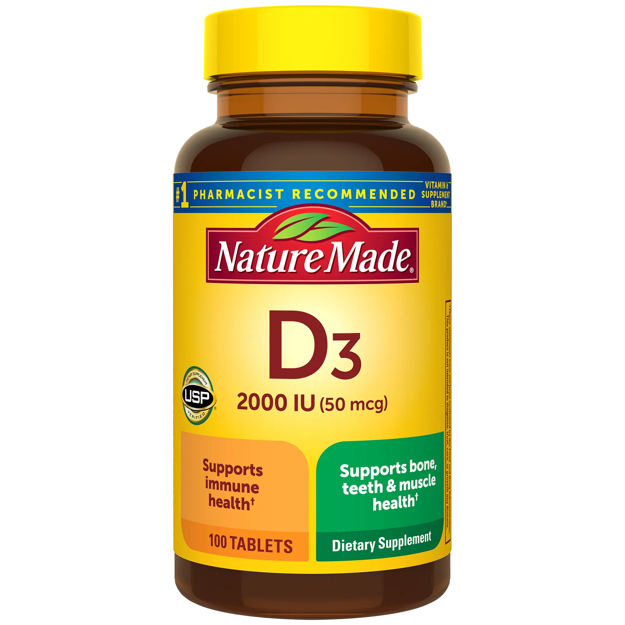 Vitamin D3 2000 IU (50 mcg) Tablets