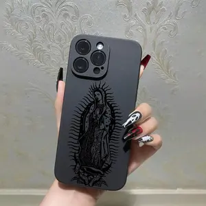 Woman Pattern Phone Case, 1 Count Decorative Phone Protective Cover, Phone Accessories Compatible with 11 12 13 14 15 Plus 16 Pro Max
