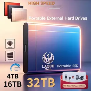 High-Speed​​Portable SSD (16TB) - High-Capacity Storage for Mobile & PC - An Ideal Gift for Office Enthusiasts