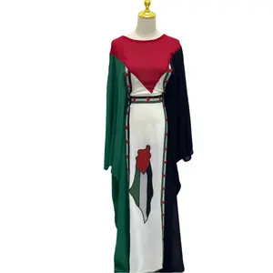 Palestinian Flag Dress with Tassels: Pride, Heritage, and Unique Style