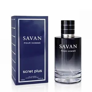 Secret Plus Savan Pour Homme Eau De Toilette 3.4 Fl Oz Regular Edition Intense Edp with Aromatic Citrusy Fragrance for Daily Use