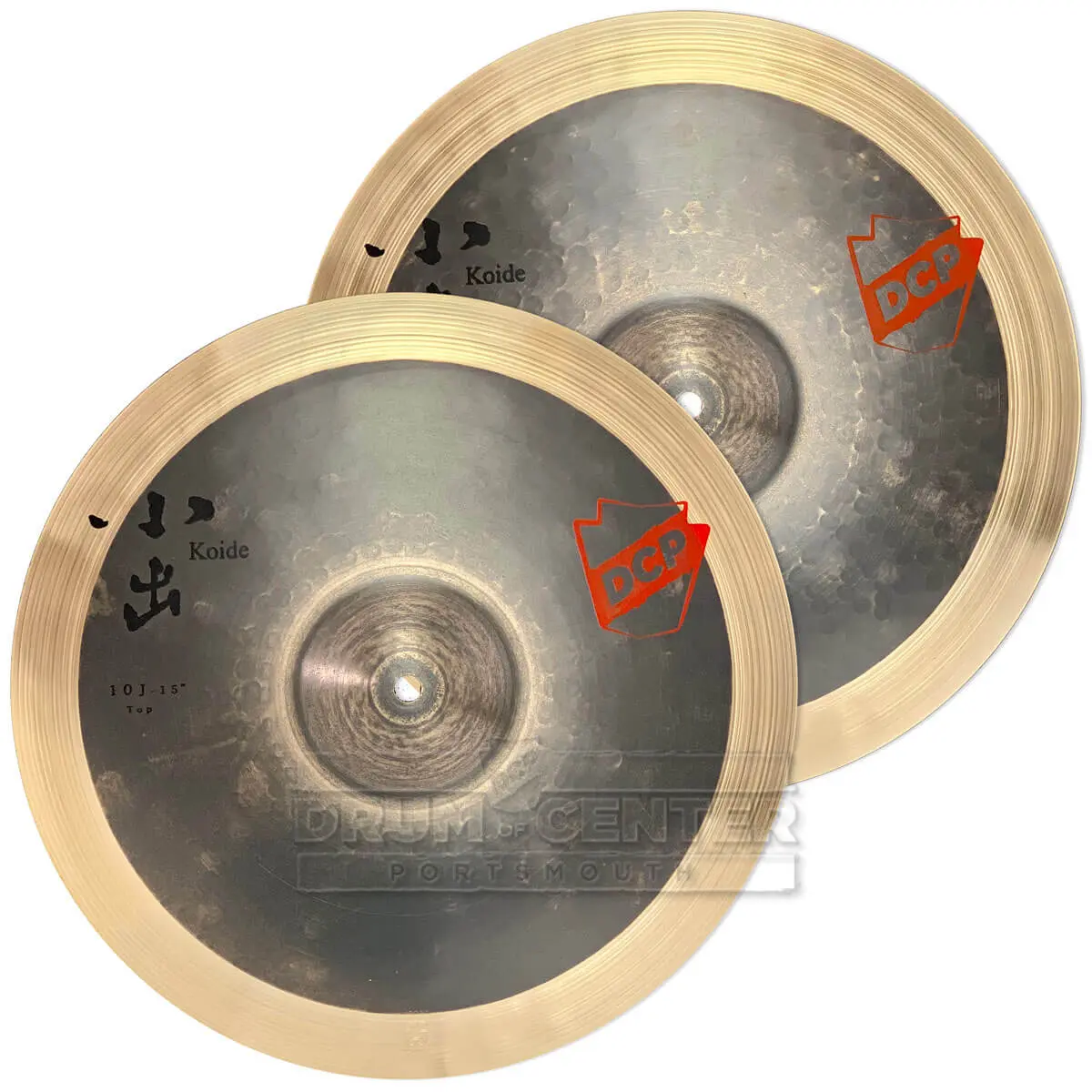 Koide 10J Half Turk Hi Hat Cymbals 15" 932/1282 grams