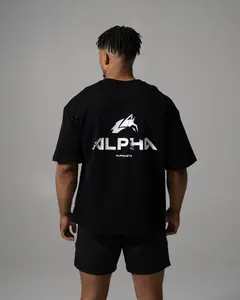 Alpha Tee - Black Menswear Breathable