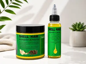Shell Hair set oil 2 oz and 4 oz Pomade