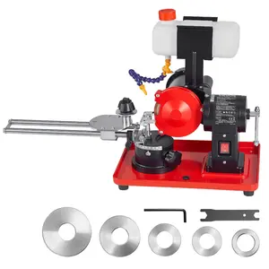 Circular Saw Blade Sharpener With Water Tank, 370W 3590RPM Rotary Angle Grinder For Sharpening, Water Injection System, 5-Inch Grinding Wheel, Fits Circular Saw Blades From 3.2-Inch To 27.5-Inch