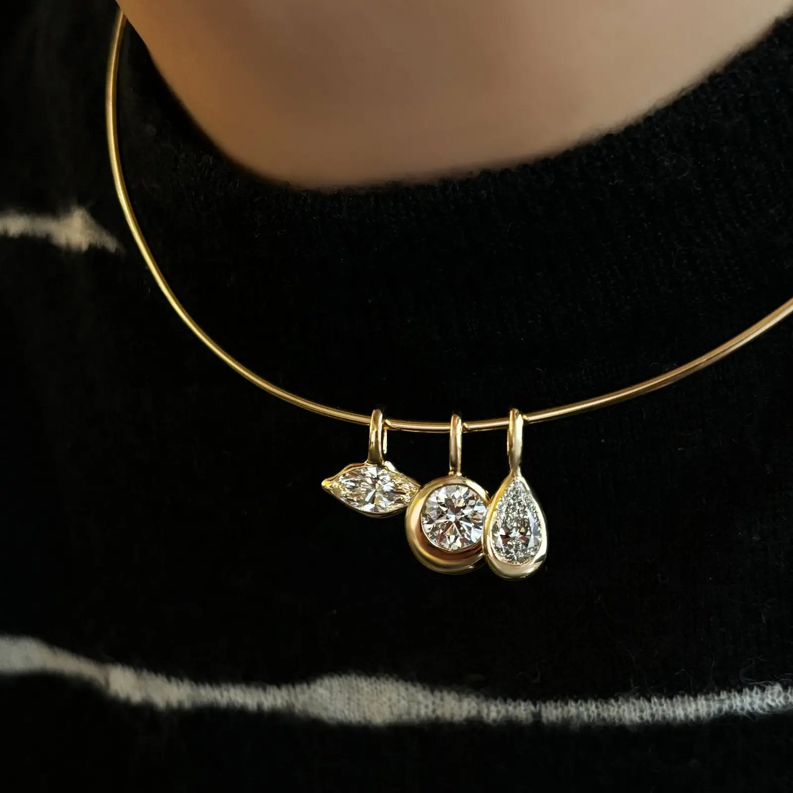 Wire Choker Necklace
