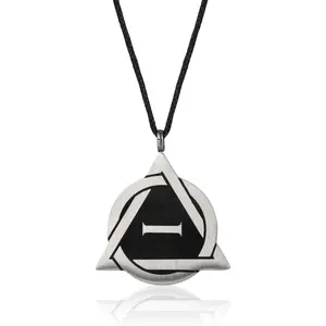 Therian Necklace Stainless Steel Therian Pride Symbol Necklace Therian Necklace Fox Wolf Cat Neckalce Therian Gear Animal Therian Stuff