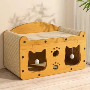 Cat Scratching Hideout Bed
