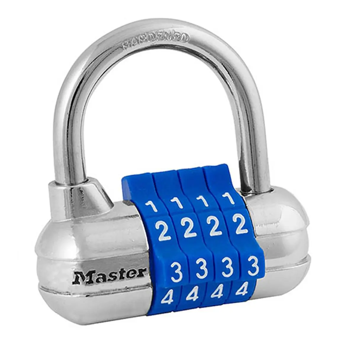 212 MAIN 4-Digit Combination Padlock - 2.25 in. W Automotive & Motorcycle Lock, Cut-Resistant, Customizable Soft-Touch Dial Security Accessory, Combination Locks