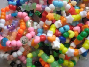 5 Mystery Kandi Bracelets - party favors- 5 Kawaii bracelet-EDC Bracelet -Teen gift idea-rave bracelet
