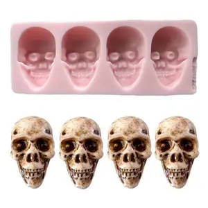 Halloween Skulls Silicone Mold