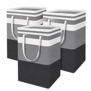 75L Freestanding Laundry Hamper, Collapsible Clothes Basket with Handles – Laundry Room & Dorm Essential for Bedroom and Storage