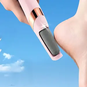 Electric Foot Exfoliator Kit, Dual Replacement Heads, Full Foot Coverage, Quick Removal of Calluses, Gentle Skin Care, Home Use, Adult Foot Care