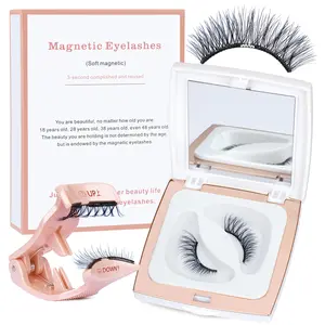 Viral 3-Second Magnetic Lashes  No Glue Needed! | Natural 3D Fluffy Kit