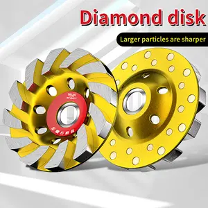 OUDISI  1 Heavy-Duty Thickened Diamond Grinding Disc Sharp and wear-resistant, a grinding and polishing powerhouse Suitable for building walls, concrete, stone, tiles, marble, granite, and more