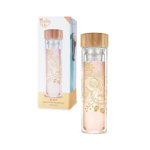 Glass Tea Infuser Mug – Travel Tea Cup with Filter