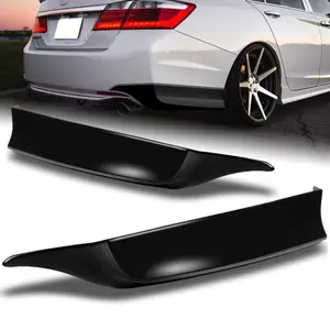 HFP-Style Rear Bumper Lip Body Kit Spoiler Compatible with 2013 - 2015 Honda Accord 4-DR / Sedan Only Bumper