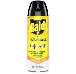 Raid Multi Insect Killer, Orange Breeze 15 Ounce (Pack of 1) Raid Multi Insect Killer, Orange Breeze 15 Ounce (Pack of 1)
