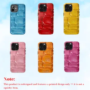 NeeDoh Cool Crush Ice Cube Phone Case, 3D Visual Printed Graphic Hard Phone Cover Compatible with iPhone 17, 16, 15, 14, 13, 12, 11, X & Galaxy – check our available sizes.