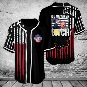 TrUum.P 2024 You Missed Me B**ch Baseball Jersey, TrUm.b Rally Baseball Jersey, Pro TruUmb Jersey Shirt, TrumbP for Presient 2024 Unisex Jersey For Men And Womne,