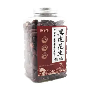 GRANDPA LONG Black Peanuts 400g - Roasted & Salted Snack, Healthy Bulk Nuts for Snacking & Cooking