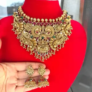 Brass Jewelry with earrings. New design ready to wear.