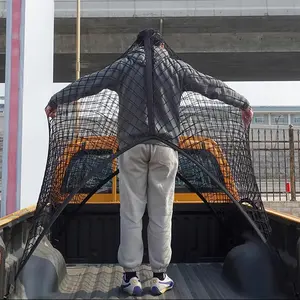 Truck Bed Net, High Elasticity, Secure Fit, Universal Use, Easy Installation, Durable Nylon Material, Ideal for Storage