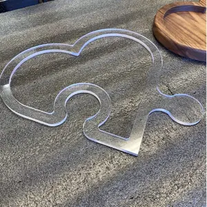 Heart jig saw template