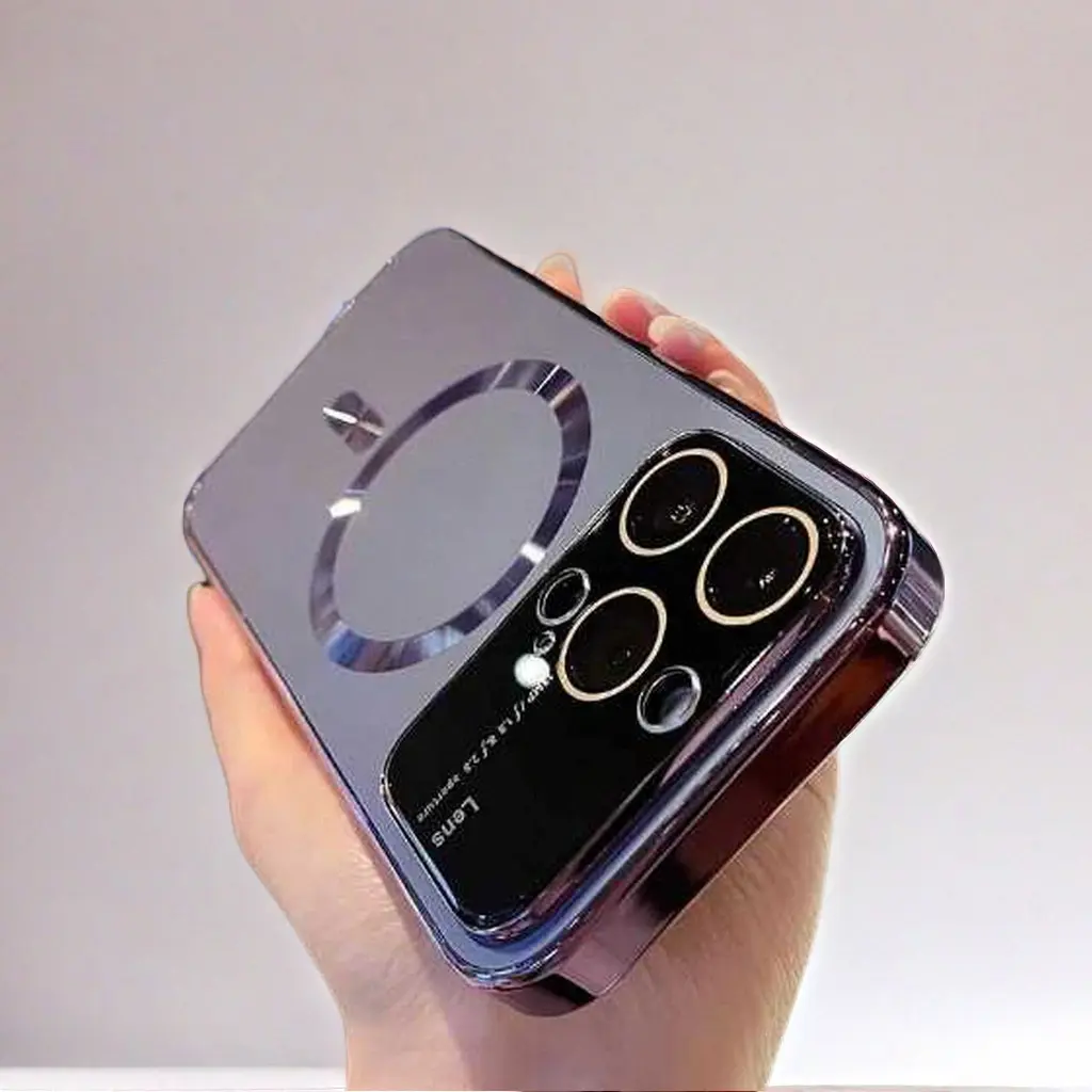Compatible with large window cell phone case for iPhone 15/14/13/12 Phone Case