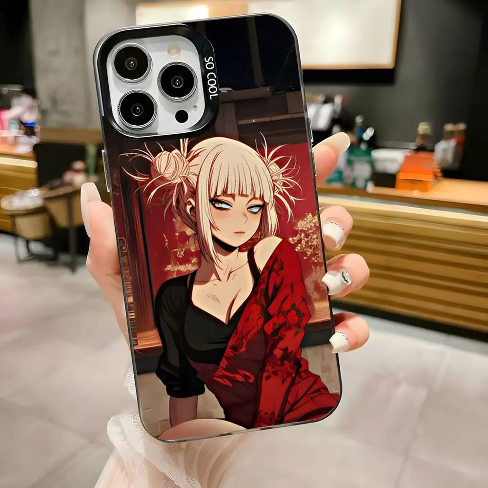 TOGA ケース Toga Himiko My Hero Academia Phone Case For iPhone 16,15,14,13,12