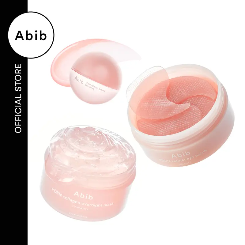 [Abib official] PDRN Bundle (2 options) l  Glow & Firming Care, Collagen, Retinal, PDRN Firming Jelly + Eye Patch + Lip Balm