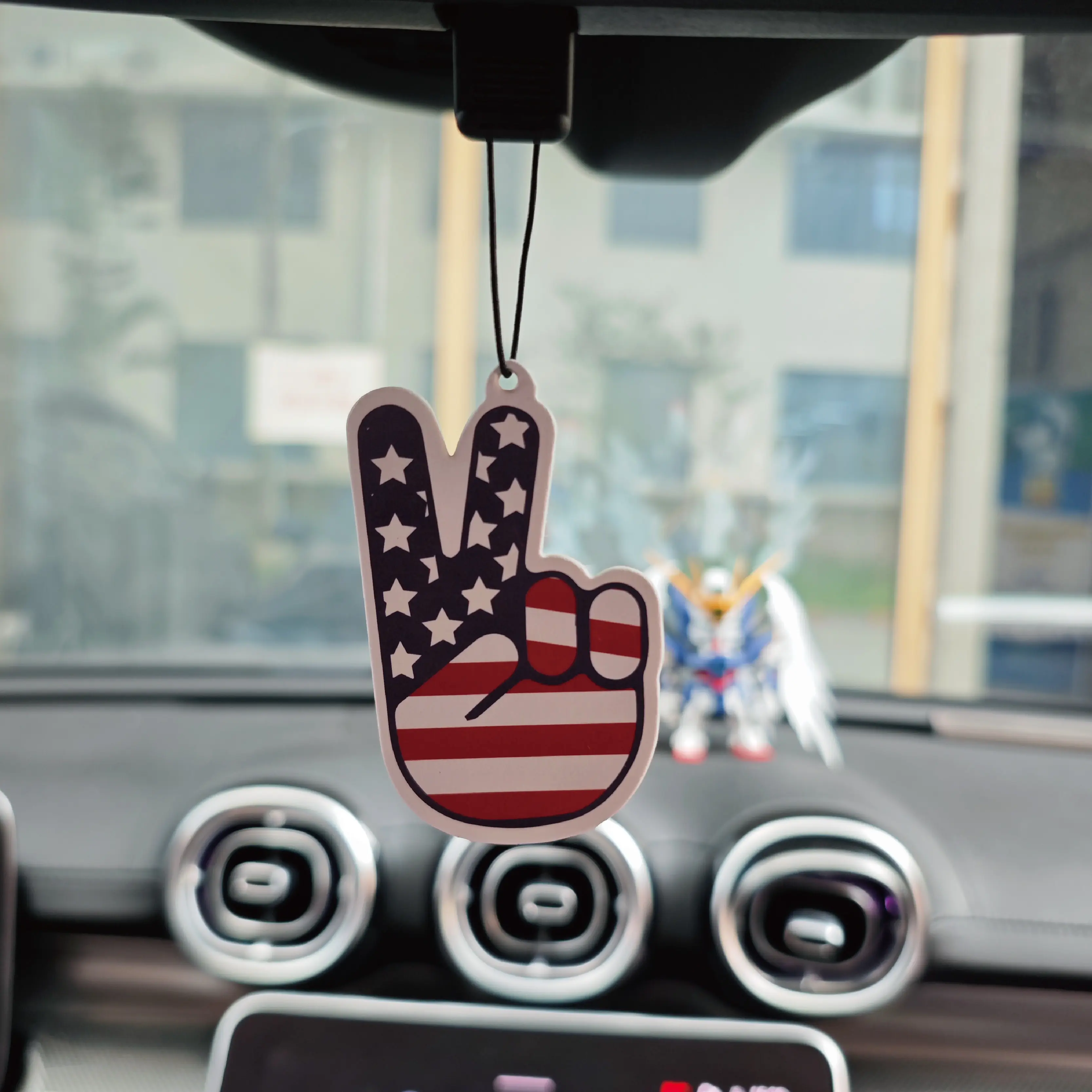 Flag Car Air Fresheners Aromatherapy Tablets Fragrance Scented Cards for Car Interior Decor