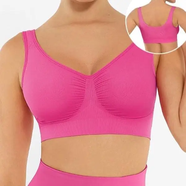 Seamless Shaping Bust Support Wider Back Bra