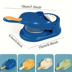 2025 HOT Easy-to-Use Manual Dumpling Maker - Perfect for Family Gatherings & Holidays, Food-Safe Plastic, Ideal for Halloween, Christmas, Easter, Valentine's, Thanksgiving