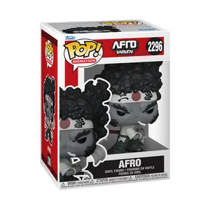 Funko Pop! Afro Samurai Collectible Figurine - Collectible for Entertainment Enthusiasts Afro Samurai is a Japanese manga series by Takashi Okazaki, known for its unique blend of samurai action, hip-hop culture, and futuristic-feudal Japan, following the