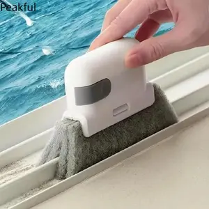 3-in-1 Multifunctional Groove Cleaning Brush, Hot Household Gap Cleaner Tool, Portable Multi-scene Dust Removal Kit, flexible bristle & compact design, fits window track tile seam car vent keyboard narrow space cleaning
